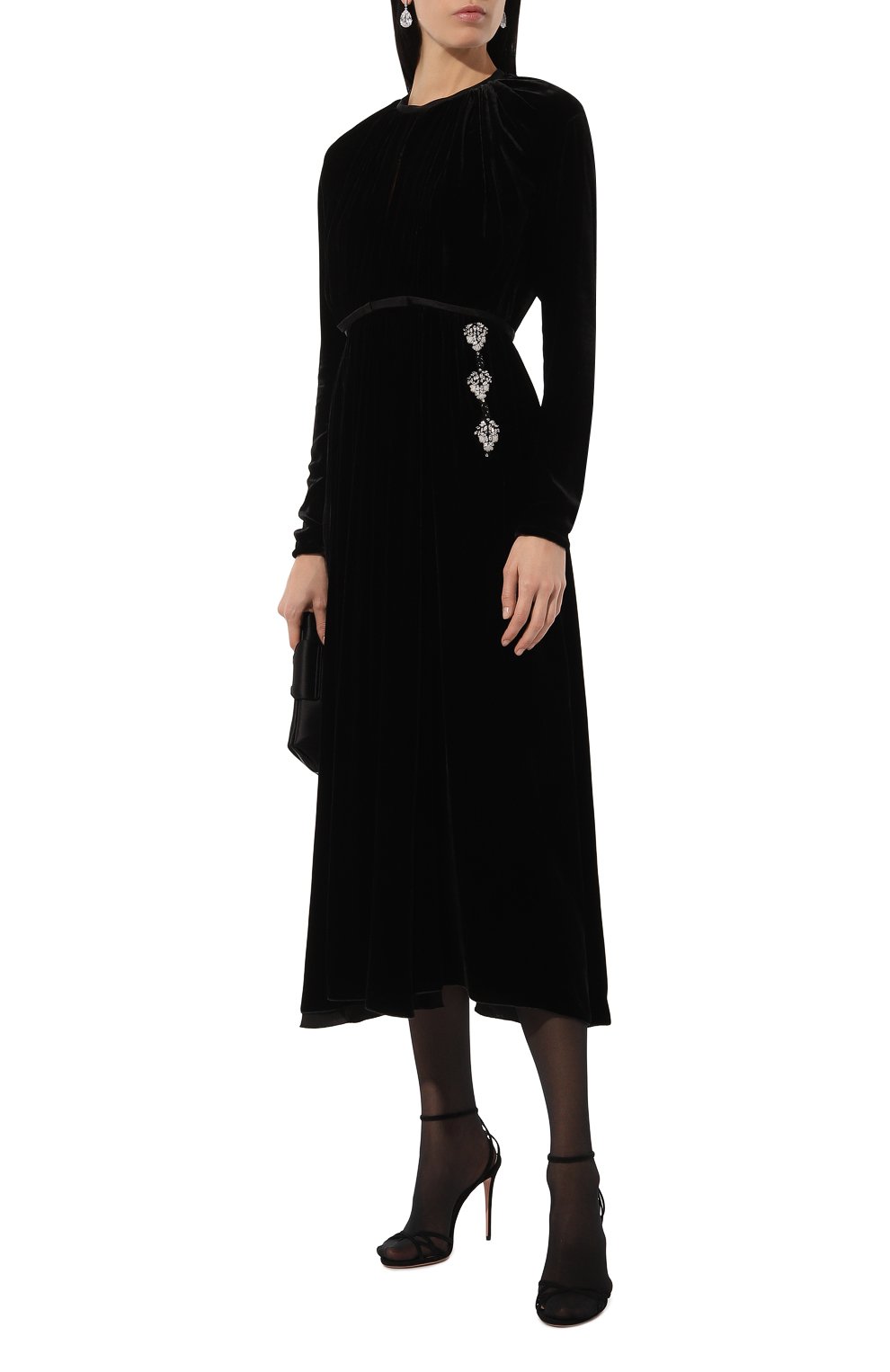 Бархатное платье GIAMBATTISTA VALLI, арт. 24FWPVTE5112-23ALB, фото 2