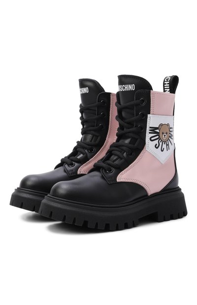 Кожаные ботинки MOSCHINO, арт. 84250/VAR3