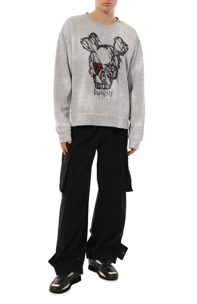 Свитшот из хлопка и кашемира DSQUARED2, арт. S71GU0611/S25061, фото 2