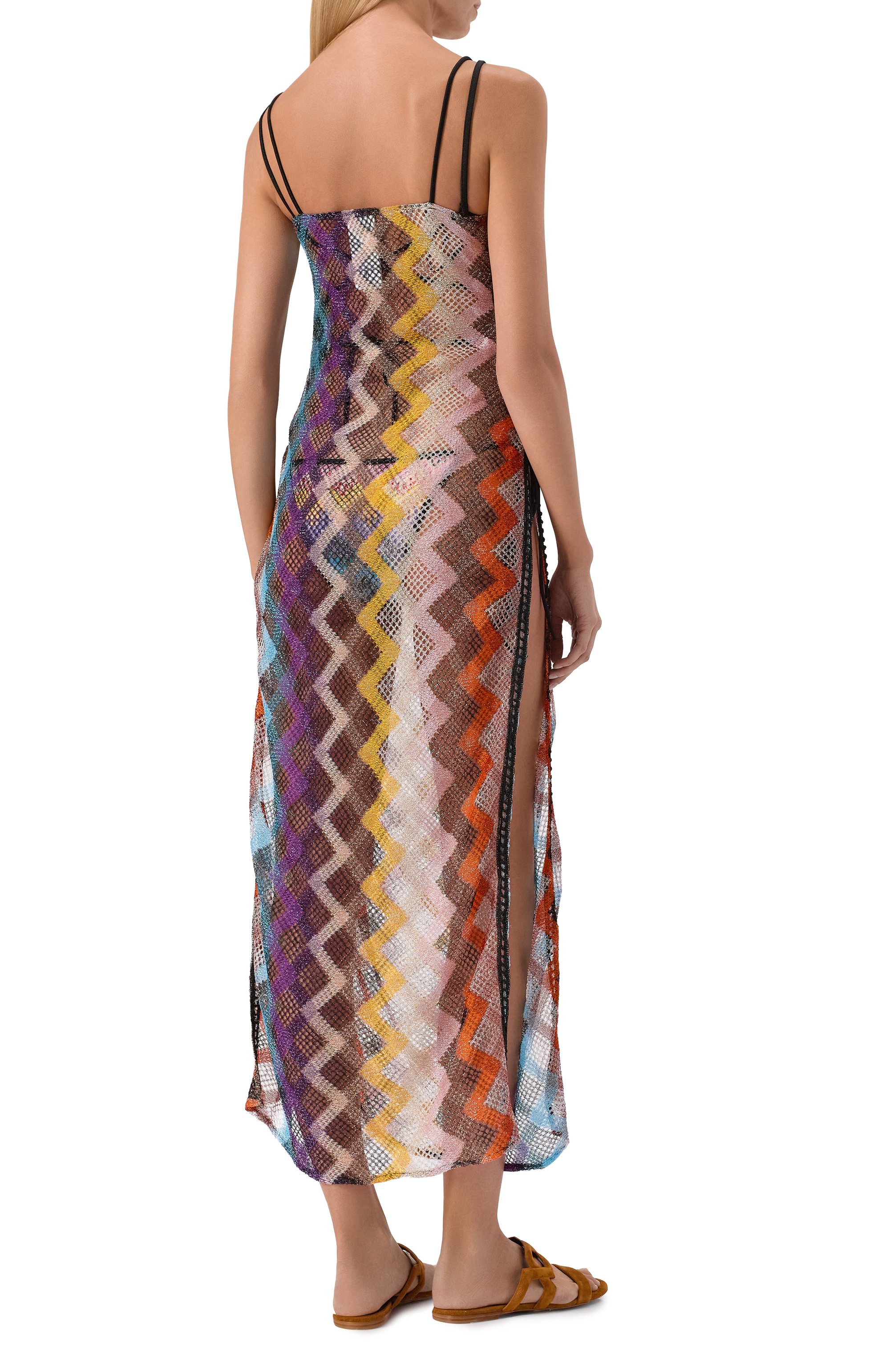 Платье из вискозы MISSONI разноцветного цвета по цене 127500 руб., арт. MS25SQ1L/BR012S, фото 4 Платье из вискозы MISSONI, арт. MS25SQ1L/BR012S, фото 4