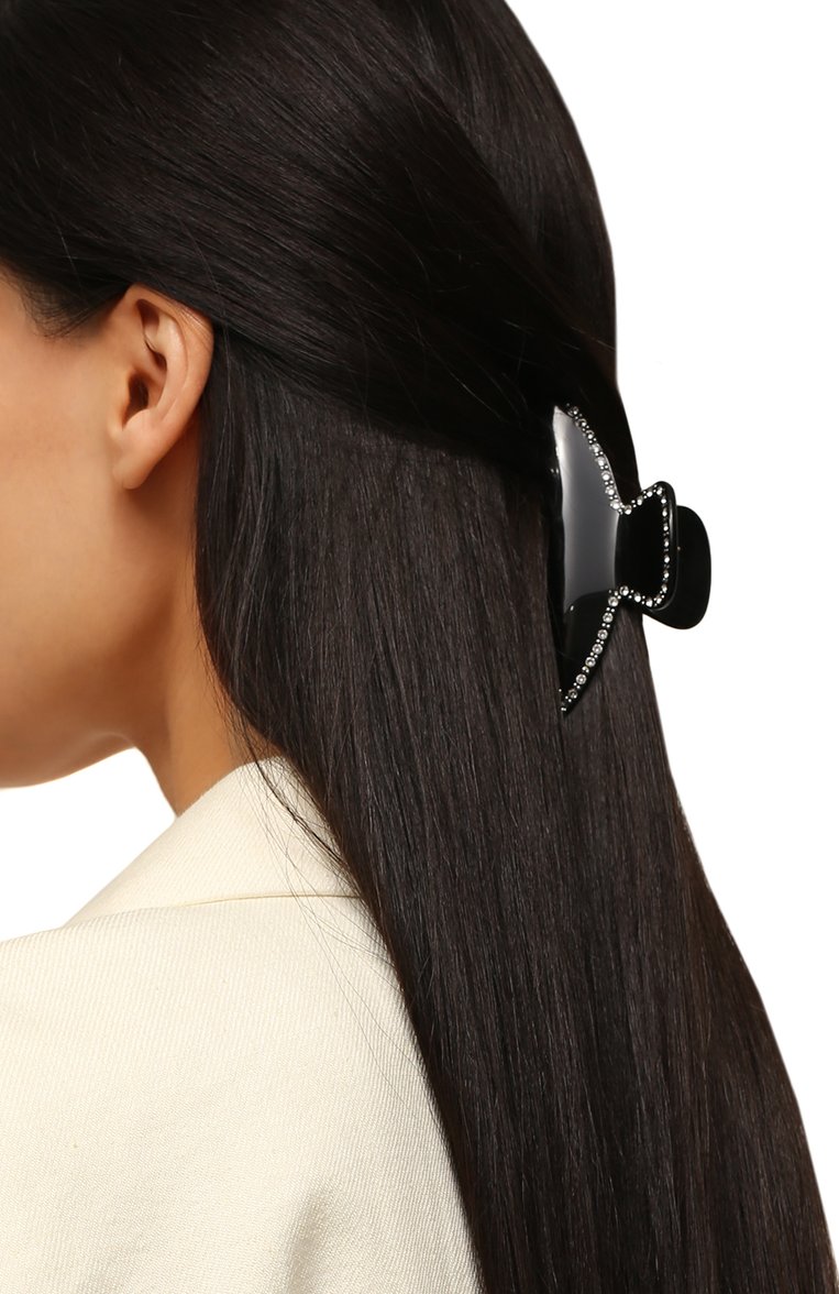Женск�ая заколка для волос ALEXANDRE DE PARIS черного цвета, арт. ACCM-7705-04 N | Фото 2 (Региональные ограничения белый список (Axapta Mercury): Не проставлено; Нос: Не проставлено; Материал: Пластик)