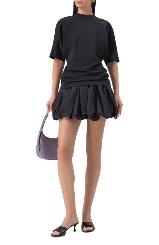Хлопковая юбка Pinko 105183/A2LD Чёрный  105183/A2LD Фото 2