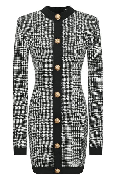 Женское платье из вискозы BALMAIN, арт. GF1R8032/KJ32