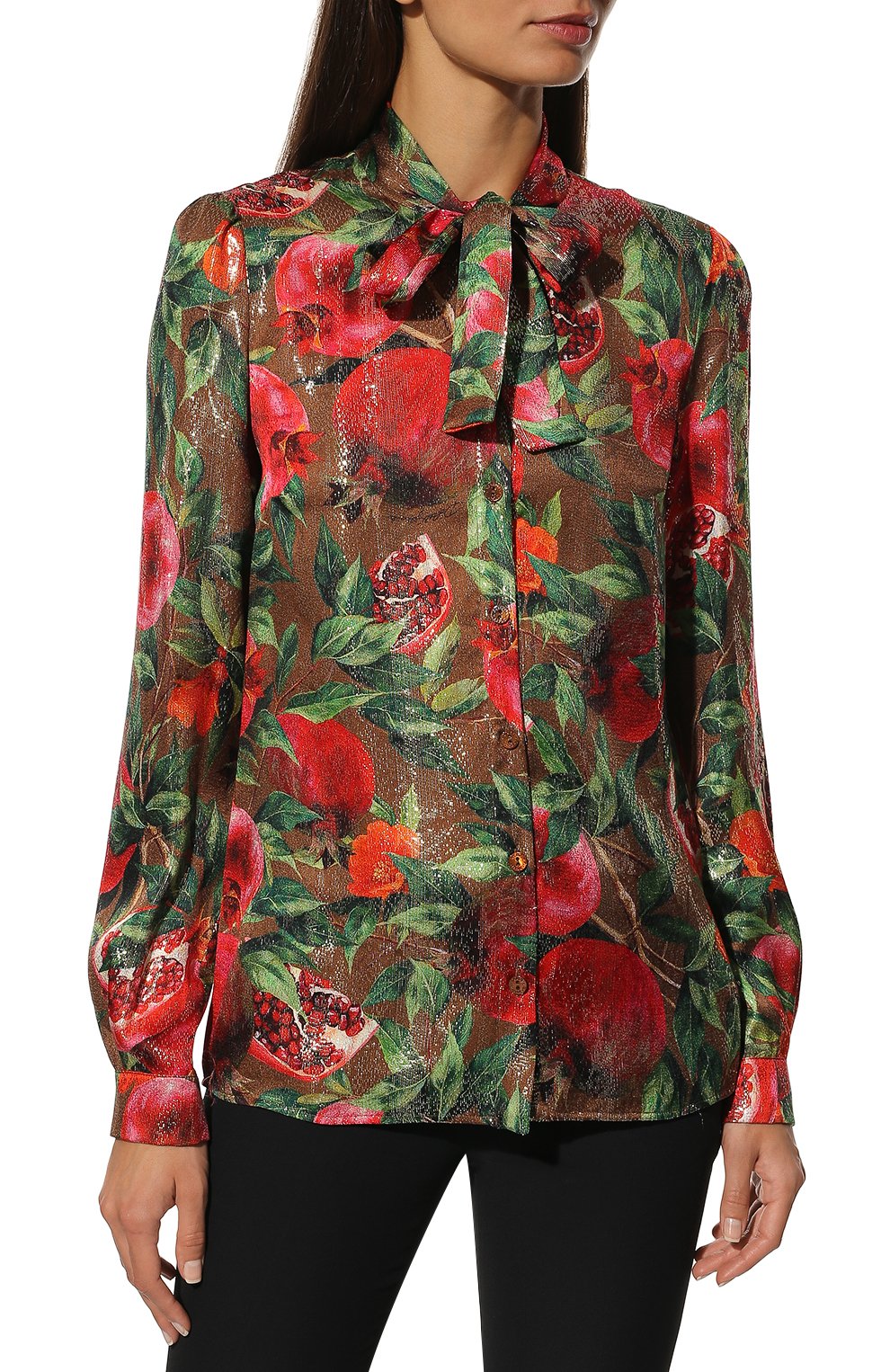 Шелковая блузка DOLCE & GABBANA, арт. F5I11T/HSM1G/0UTLET AW22-23, фото 3