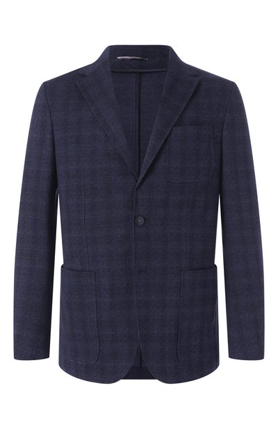 Мужской хлопковый пиджак CANALI, арт. J0147/JJ02703