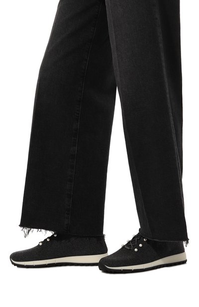 Текстильные кроссовки veles JIMMY CHOO, арт. VELES/PZG, фото 3