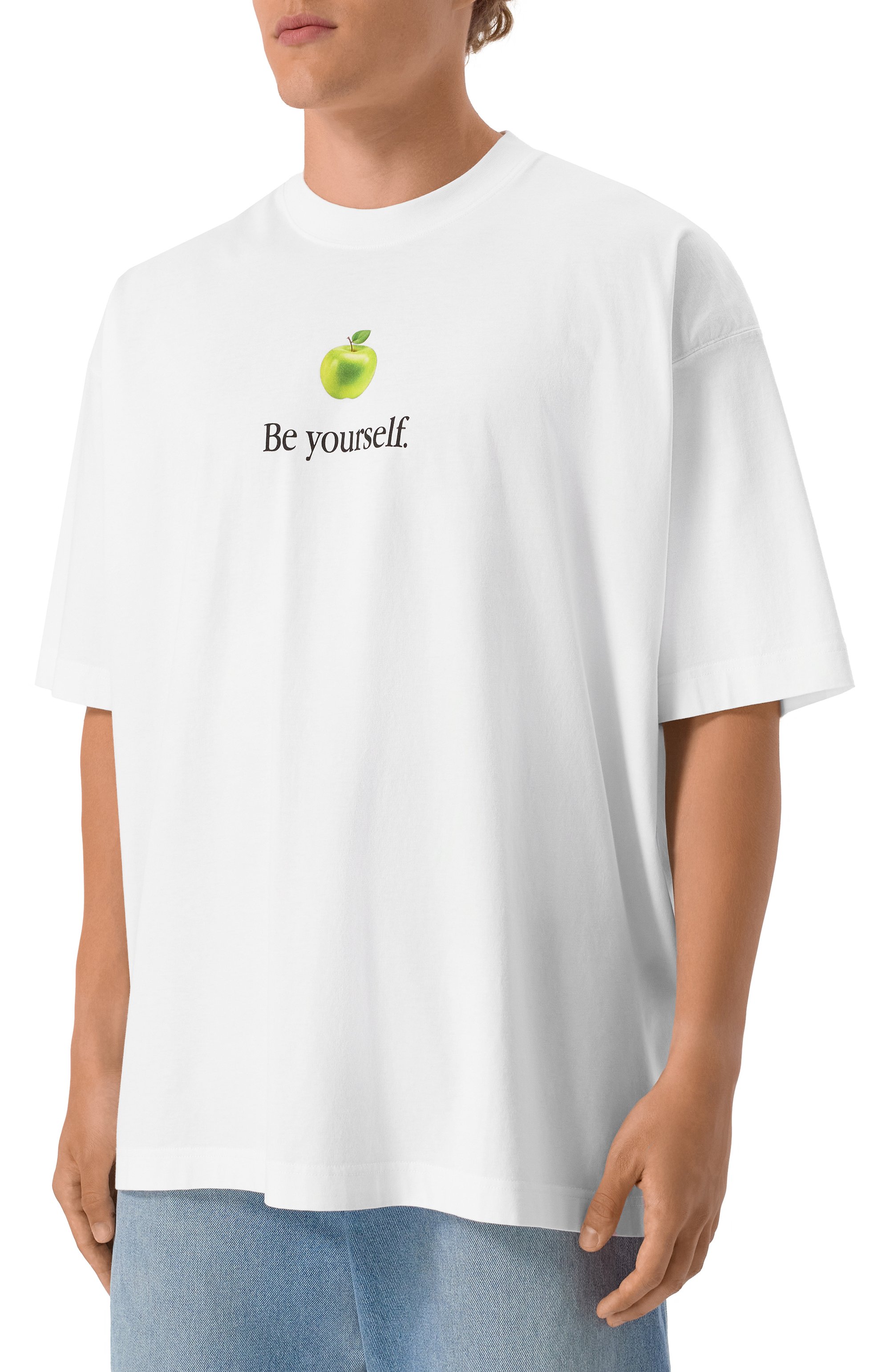 Хлопковая футболка VETEMENTS, арт. UH76TR350W/1000 LIGHT JERSEY, фото 3