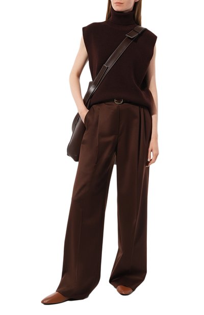 Кожаные балетки JIL SANDER, арт. J44WZ0004/P5810, фото 2