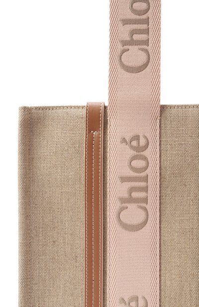 Сумка-тоут woody medium CHLOÉ, арт. CHC23AS383L17, фото 3