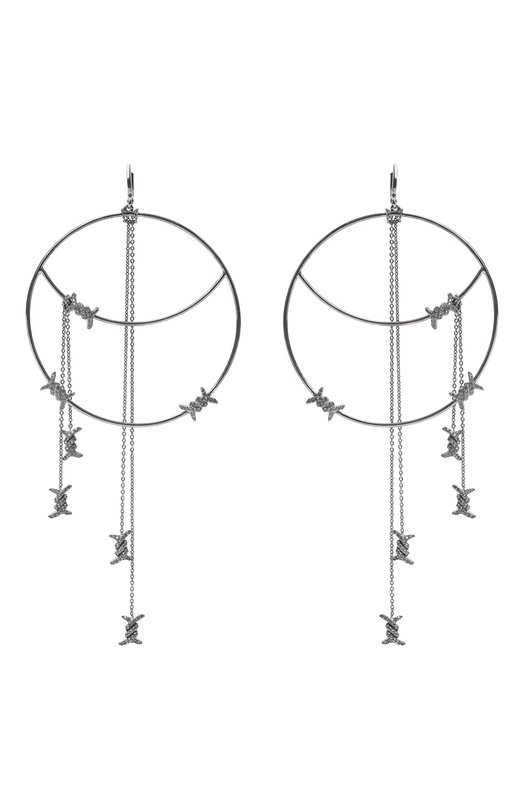 Серьги Caviar jewellery TL008G Серебряный TL008G