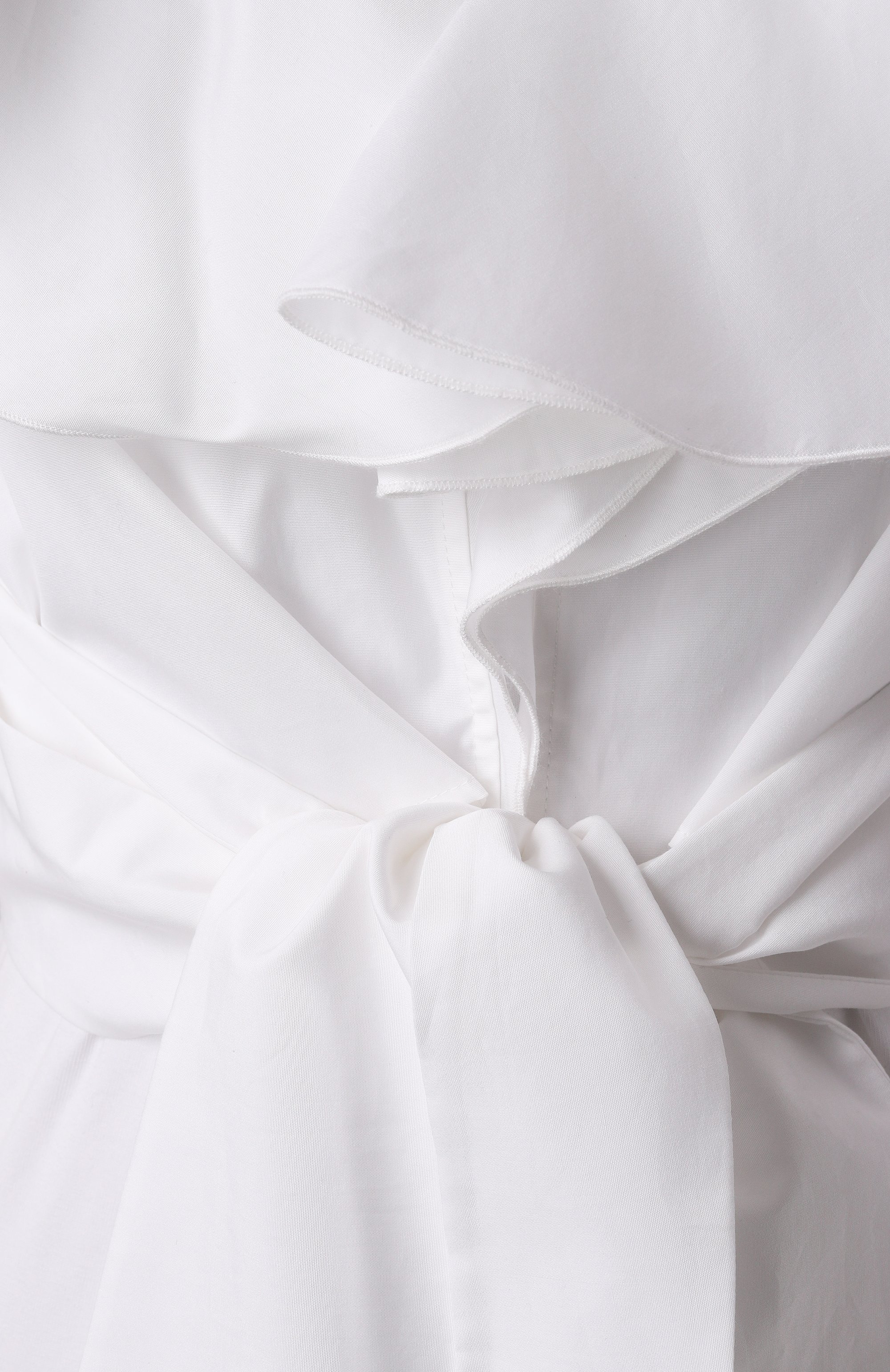 Хлопковая блузка BALMAIN белого цвета по цене 157000 руб., арт. EF1HU296/CB02, фото 6 Хлопковая блузка BALMAIN, арт. EF1HU296/CB02, фото 6