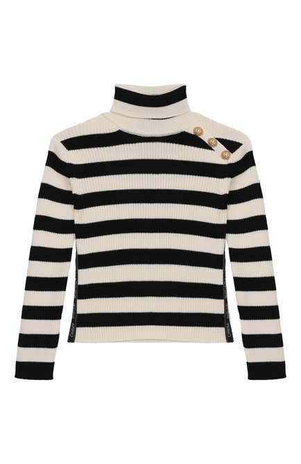 Водолазка из шерсти и хлопка BALMAIN, арт. BX9A40