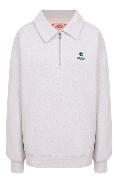 Женский хлопковый свитшот AECA WHITE, арт. AWCMFWBDTSSSO002C0.LIGHT GREY (M)