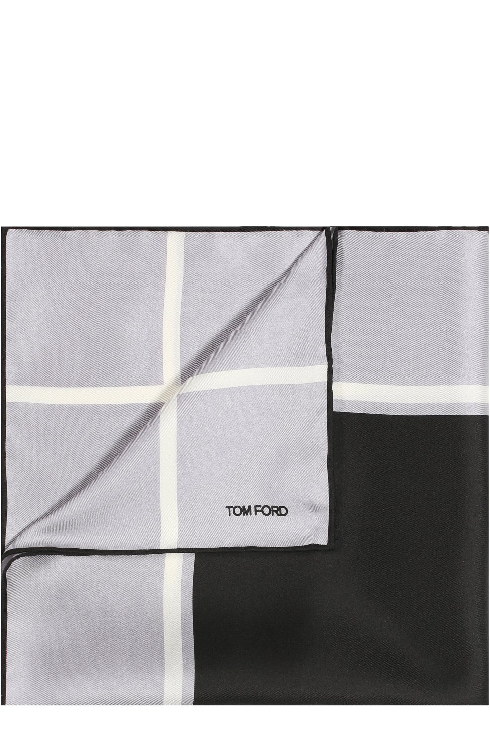 Шелковый платок с принтом TOM FORD сиреневого цвета по цене 17200 руб., арт. 9TF72TF312, фото 1 Шелковый платок с принтом TOM FORD, арт. 9TF72TF312, фото 1