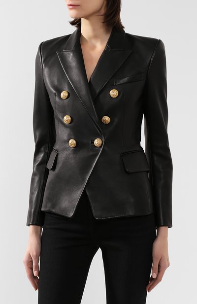 Кожаный жакет BALMAIN, арт. TF1997499/163P, фото 3