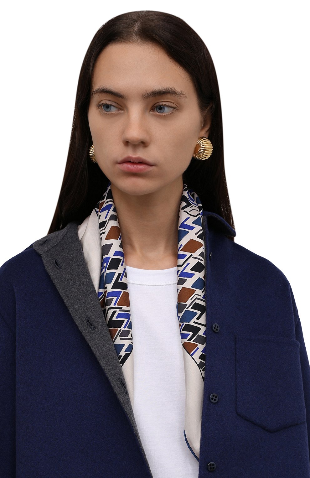 Шелковый платок duomo LORO PIANA, арт. FAL9332, фото 3