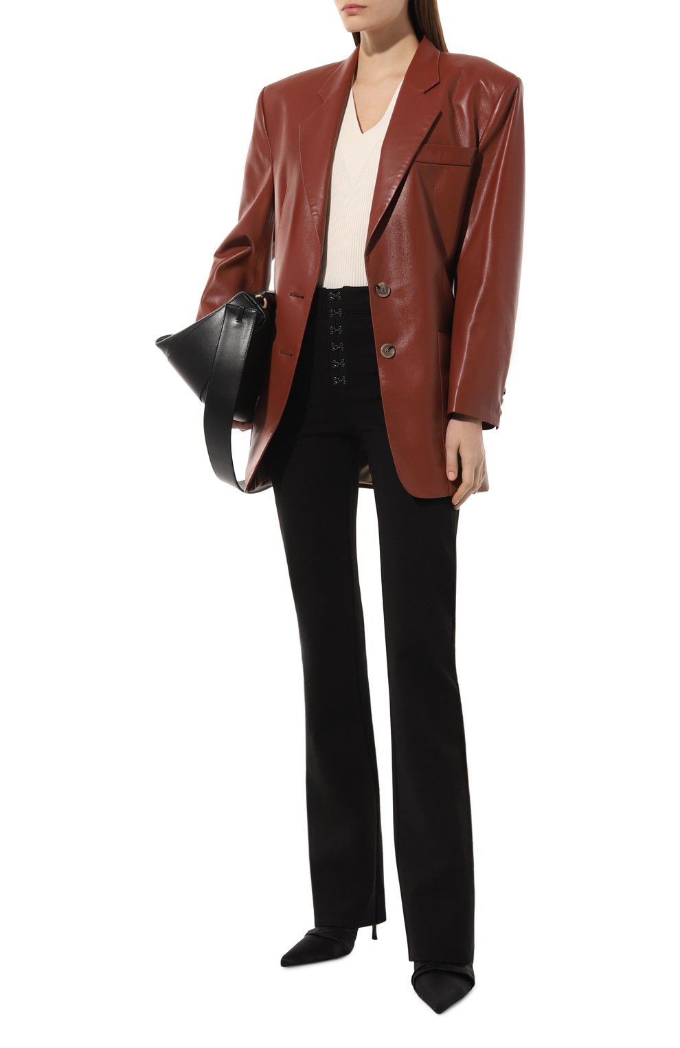 Топ из вискозы BOSS белого цвета по цене 22450 руб., арт. 50512919, фото 2 Топ из вискозы BOSS, арт. 50512919, фото 2