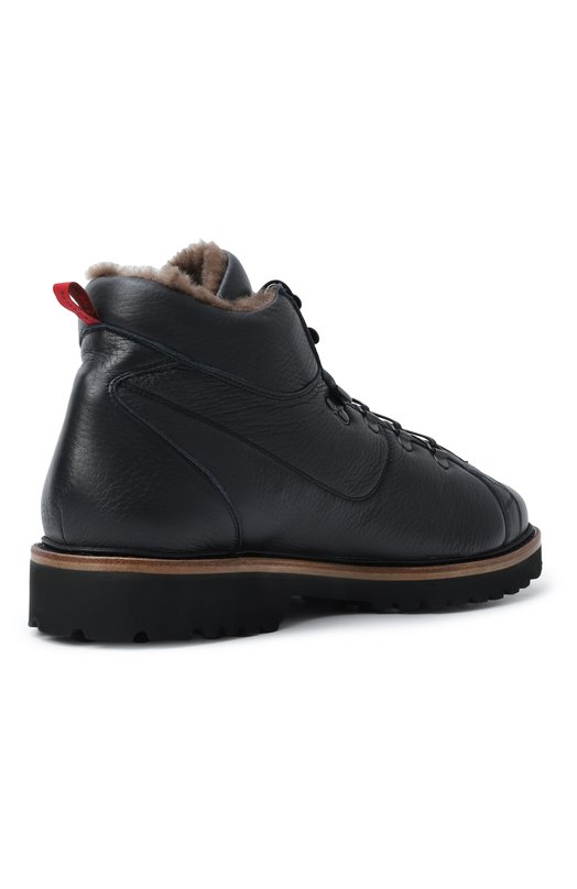 Кожаные ботинки Kiton USSA175N0012602 Синий  USSA175N0012602 Фото 5