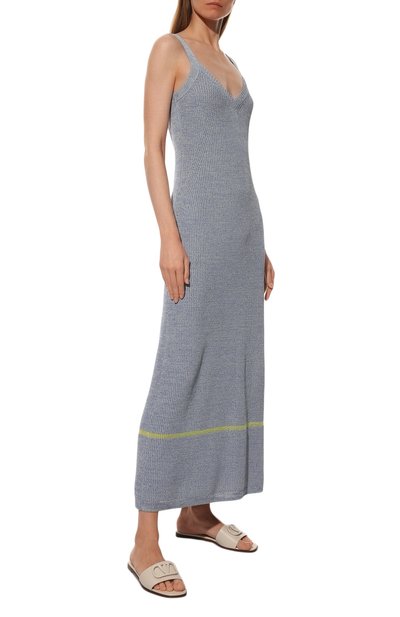 Хлопковое платье VIKA 2.0 голубого цвета по цене 27500 руб., арт. SS22-13114, фото 3 Хлопковое платье VIKA 2.0, арт. SS22-13114, фото 3