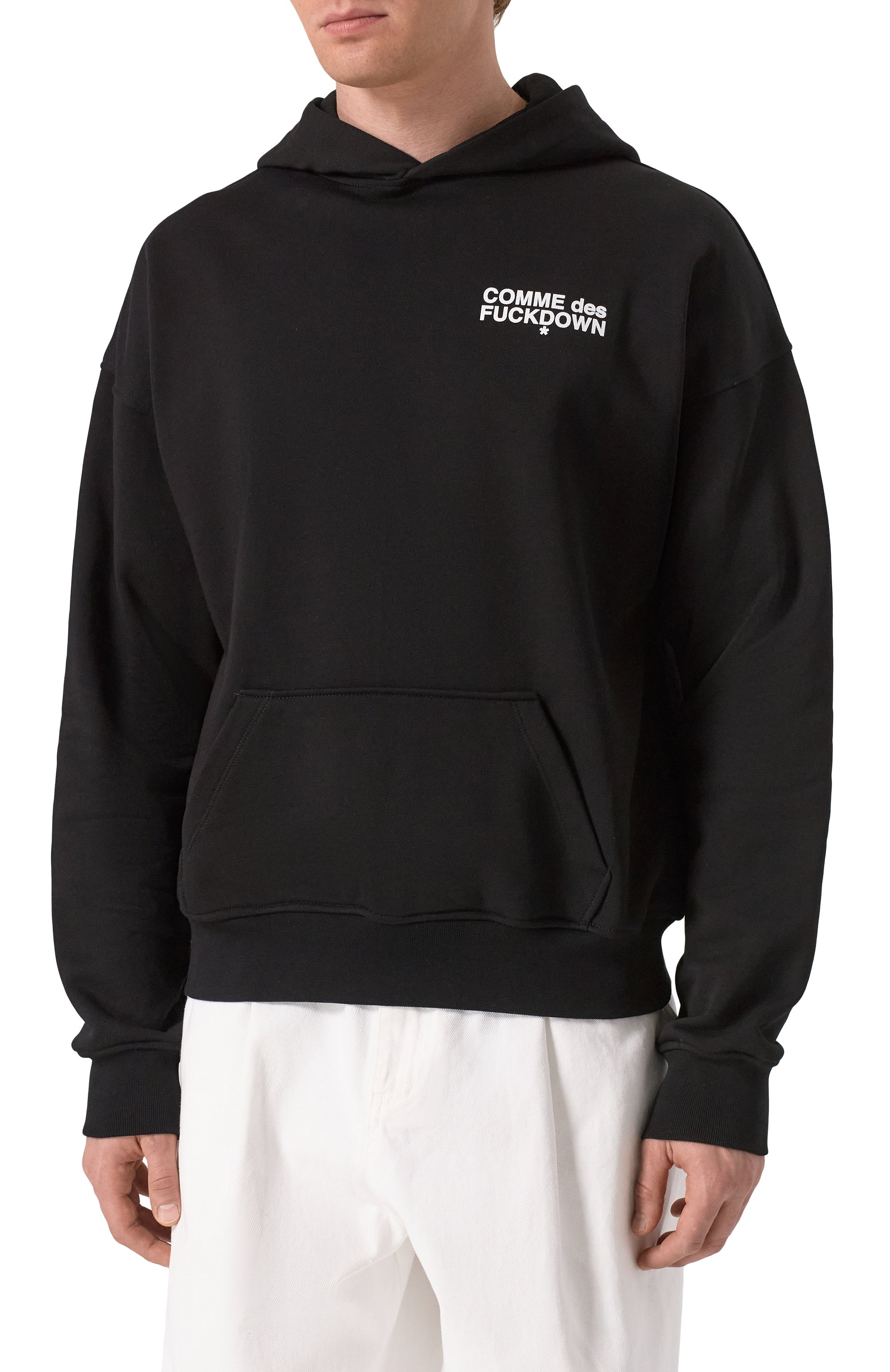 Хлопковое худи COMME DES FUCKDOWN, арт. CFABM01541, фото 3
