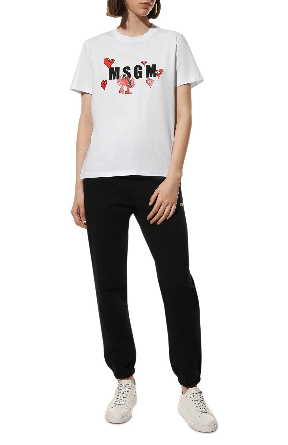Хлопковая футболка MSGM, арт. 3241MDM172 227298, фото 2