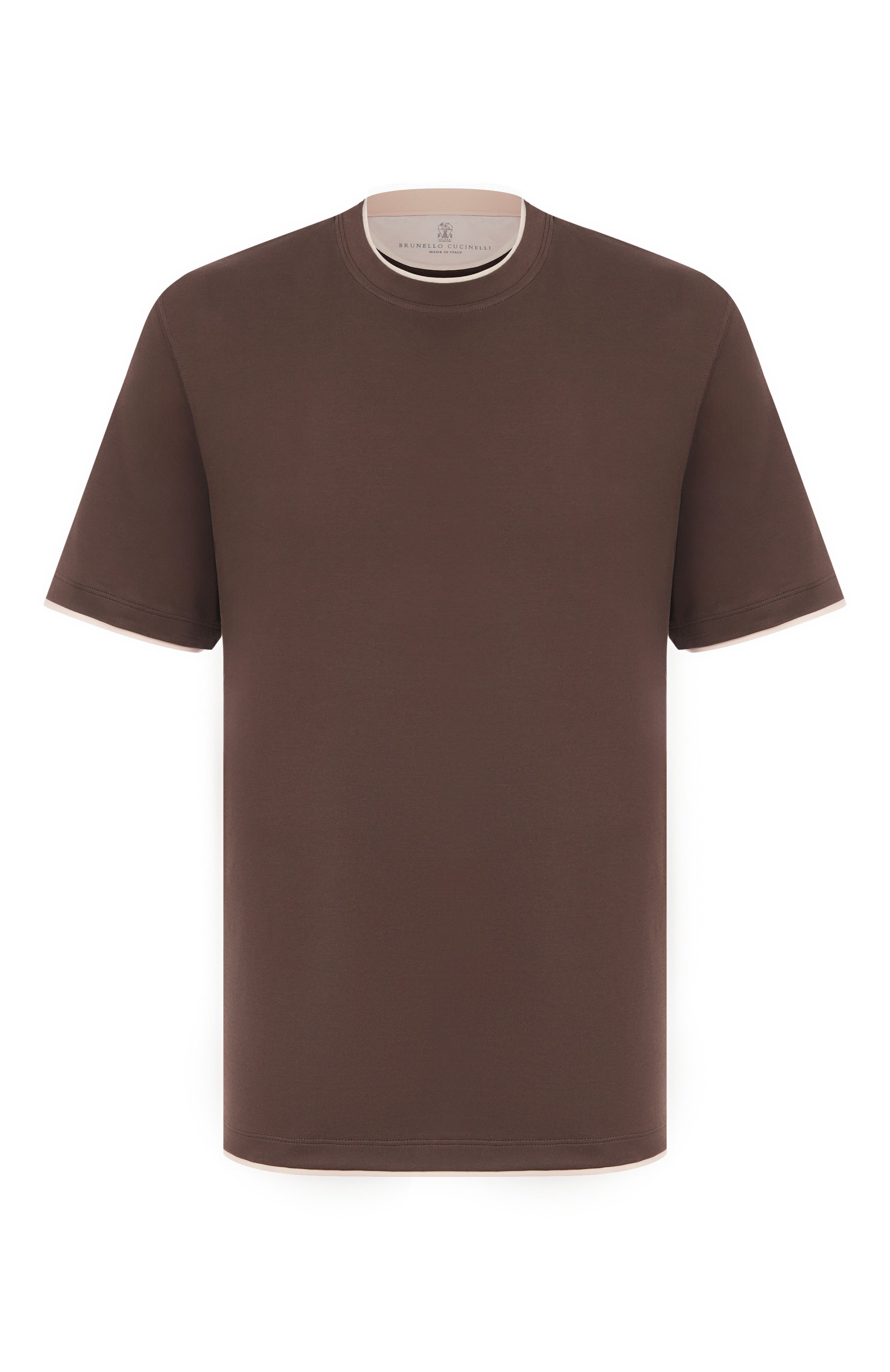 Хлопковая футболка BRUNELLO CUCINELLI, арт. M0B137427, фото 1