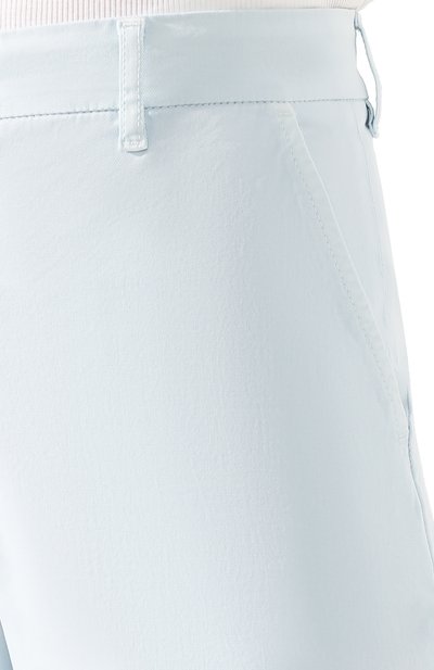 Хлопковые брюки TWO WOMEN IN THE WORLD голубого цвета по цене 18900 руб., арт. LAUREN/YEAT3, фото 5 Хлопковые брюки TWO WOMEN IN THE WORLD, арт. LAUREN/YEAT3, фото 5