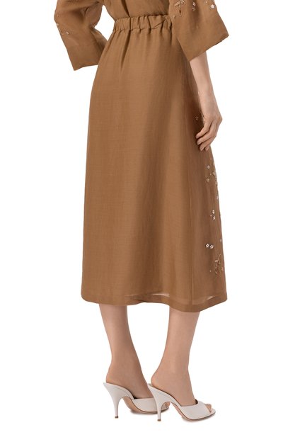 Юбка с отделкой бисером LORENA ANTONIAZZI, арт. E2644G041B/4248R, фото 4