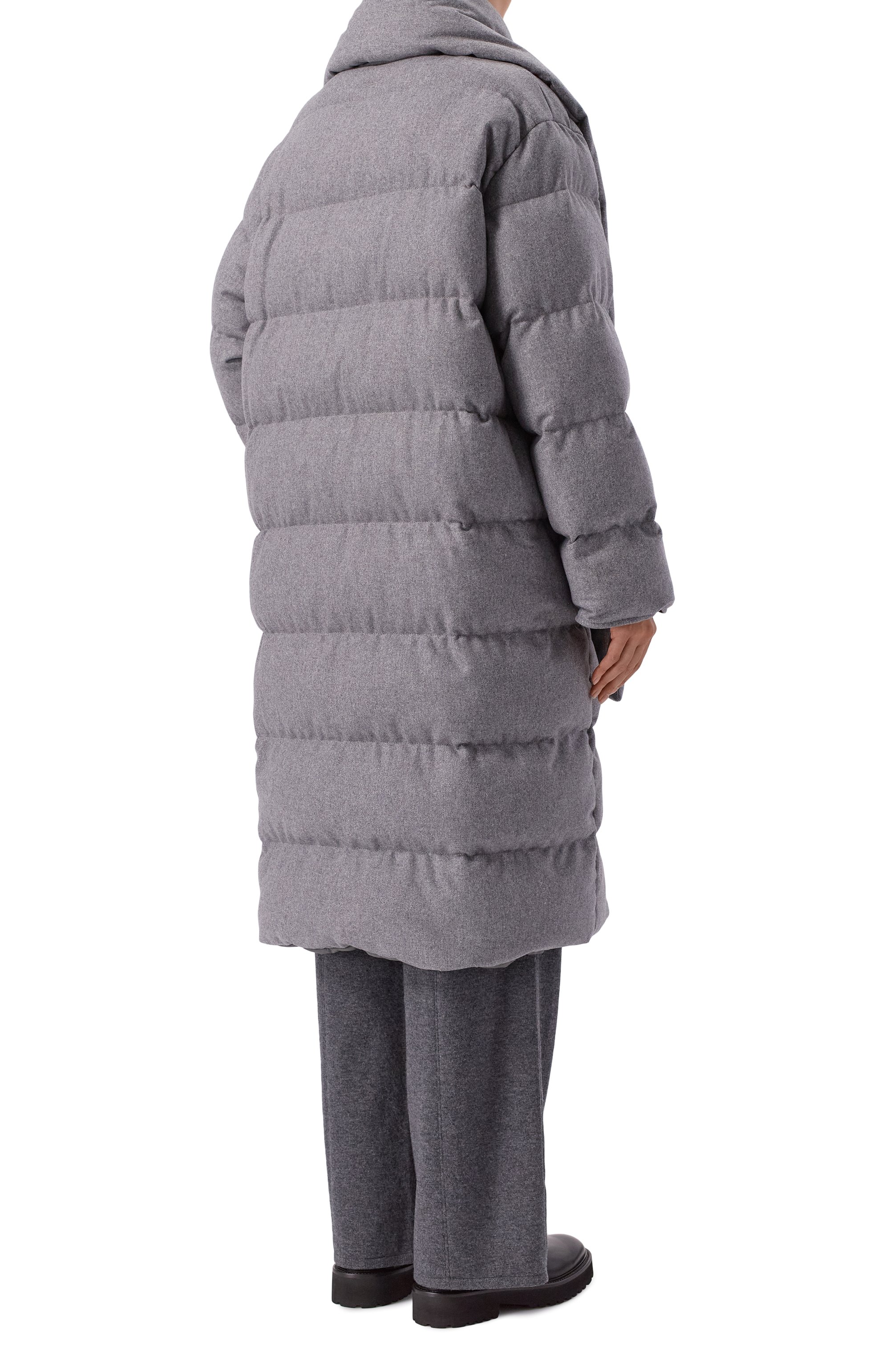 Двусторонний пуховик из шерсти и лиоцелла BOSS, арт. 50546820, фото 4