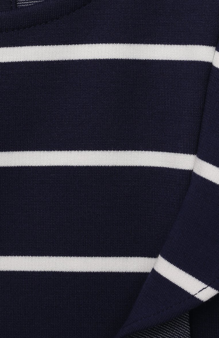 Детское платье POLO RALPH LAUREN синего цвета, арт. 312850665 | Фото 3 (Материал внешний: Синтетический материал; Рукава: Длинные; Девочки Кросс-КТ: Платье-одежда; Случай: Повседневный; Региональные ограничения белый список (Axapta Mercury): RU; Драгоценные камни: Проставлено; Материал сплава: Проставлено; Ростовка одежда: 5 лет | 110 см, 6 лет | 116 см, 7 лет | 122 см)