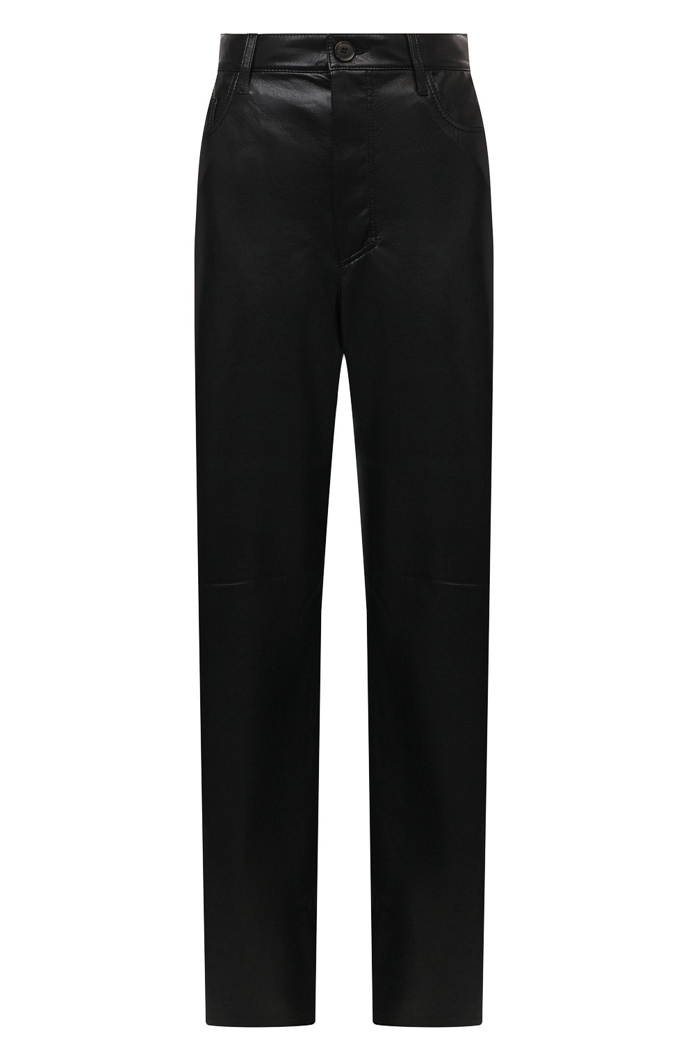 Брюки NANUSHKA черного цвета по цене 52050 руб., арт. RADHA_BLACK_VEGAN LEATHER, фото 1 Брюки NANUSHKA, арт. RADHA_BLACK_VEGAN LEATHER, фото 1