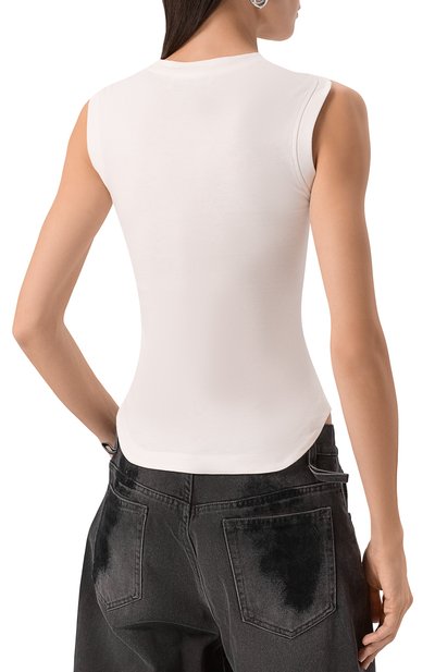 Хлопковая майка THE ATTICO, арт. 250WCN00003/JJJ025AA, фото 4