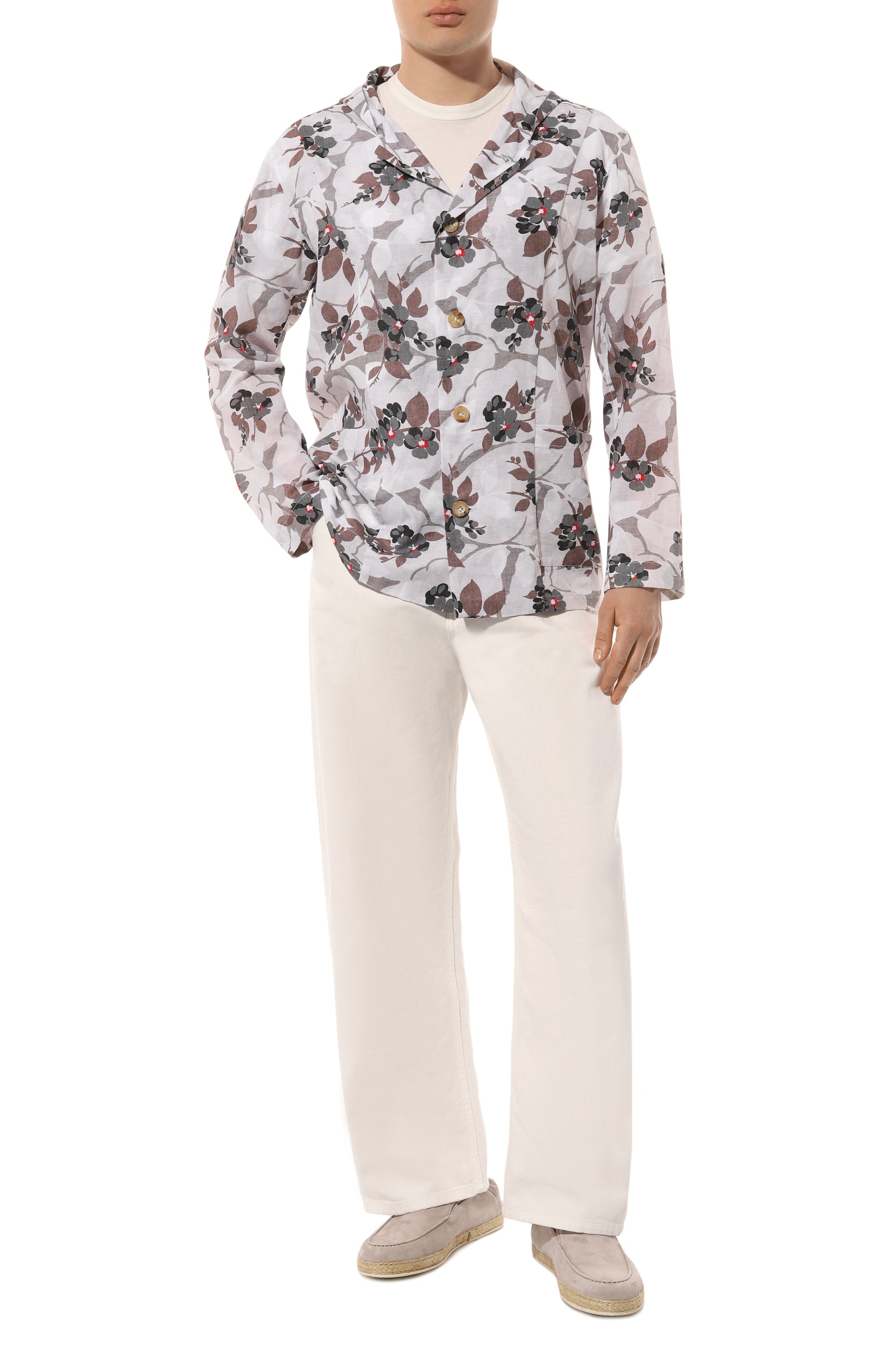 Хлопковая рубашка KITON, арт. UMCLUCAH08906, фото 2