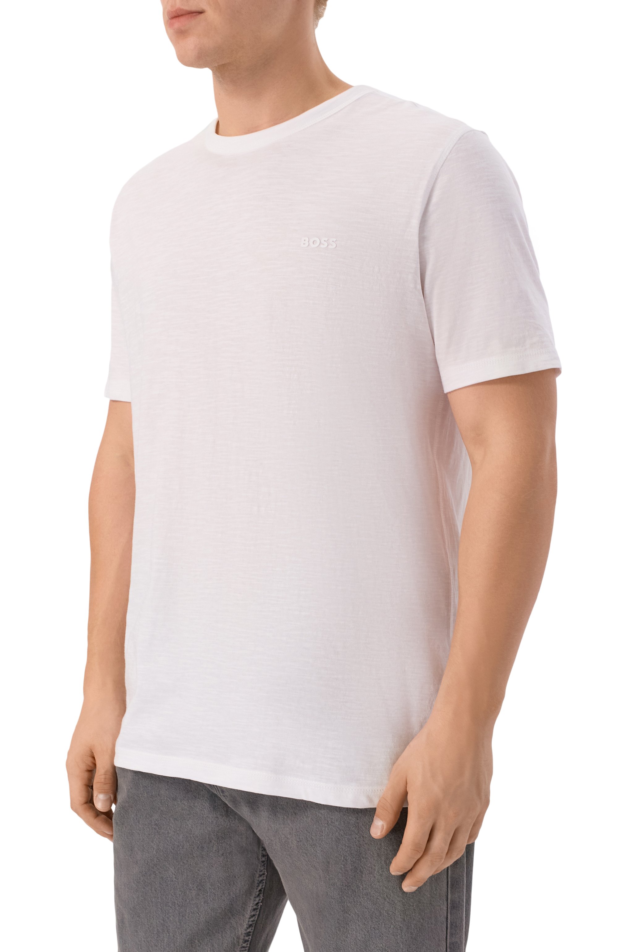 Хлопковая футболка BOSS ORANGE, арт. 50508243, фото 3