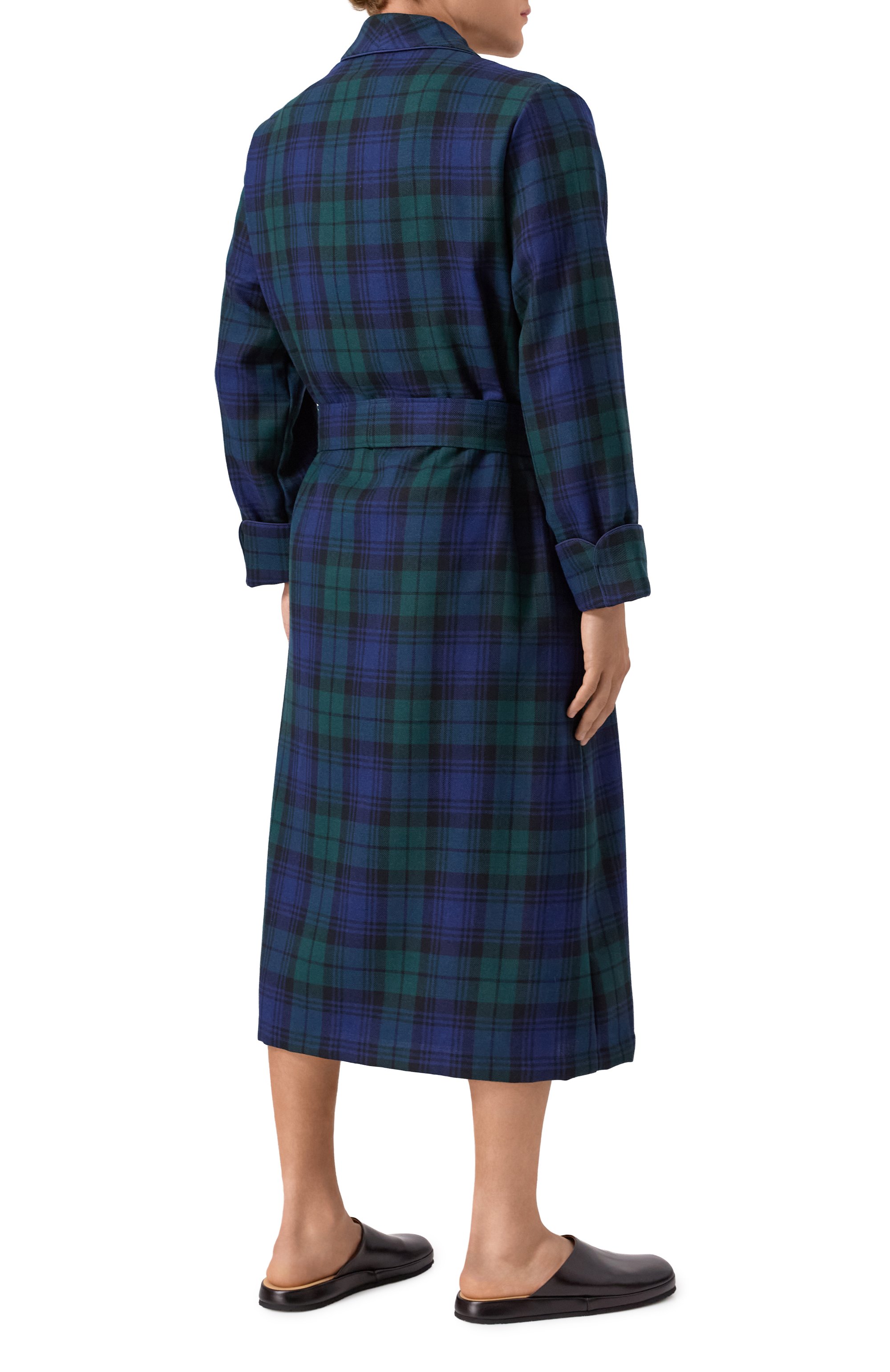 Шерстяной халат DEREK ROSE, арт. 5901/TART001, фото 4