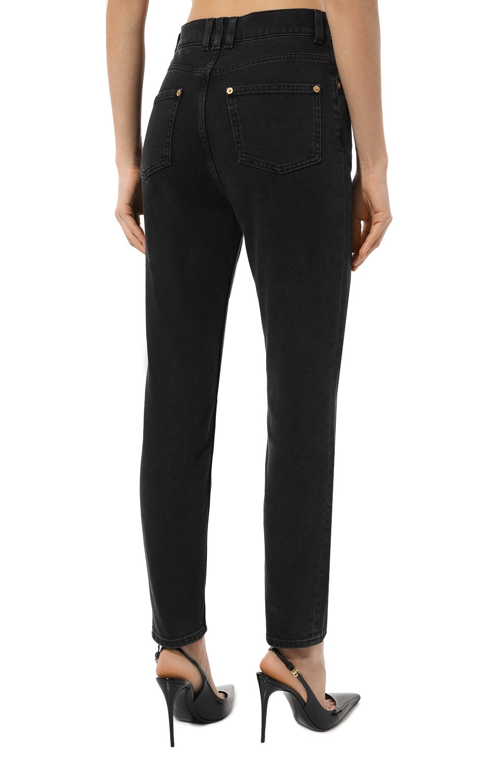 Джинсы BALMAIN черного цвета по цене 72100 руб., арт. CF1MG007/DB67, фото 4 Джинсы BALMAIN, арт. CF1MG007/DB67, фото 4