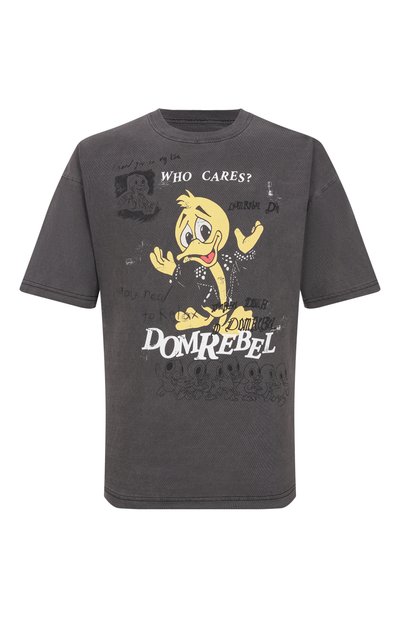 Мужская хлопковая футболка DOMREBEL, арт. M WH0 CARES/T-SHIRT