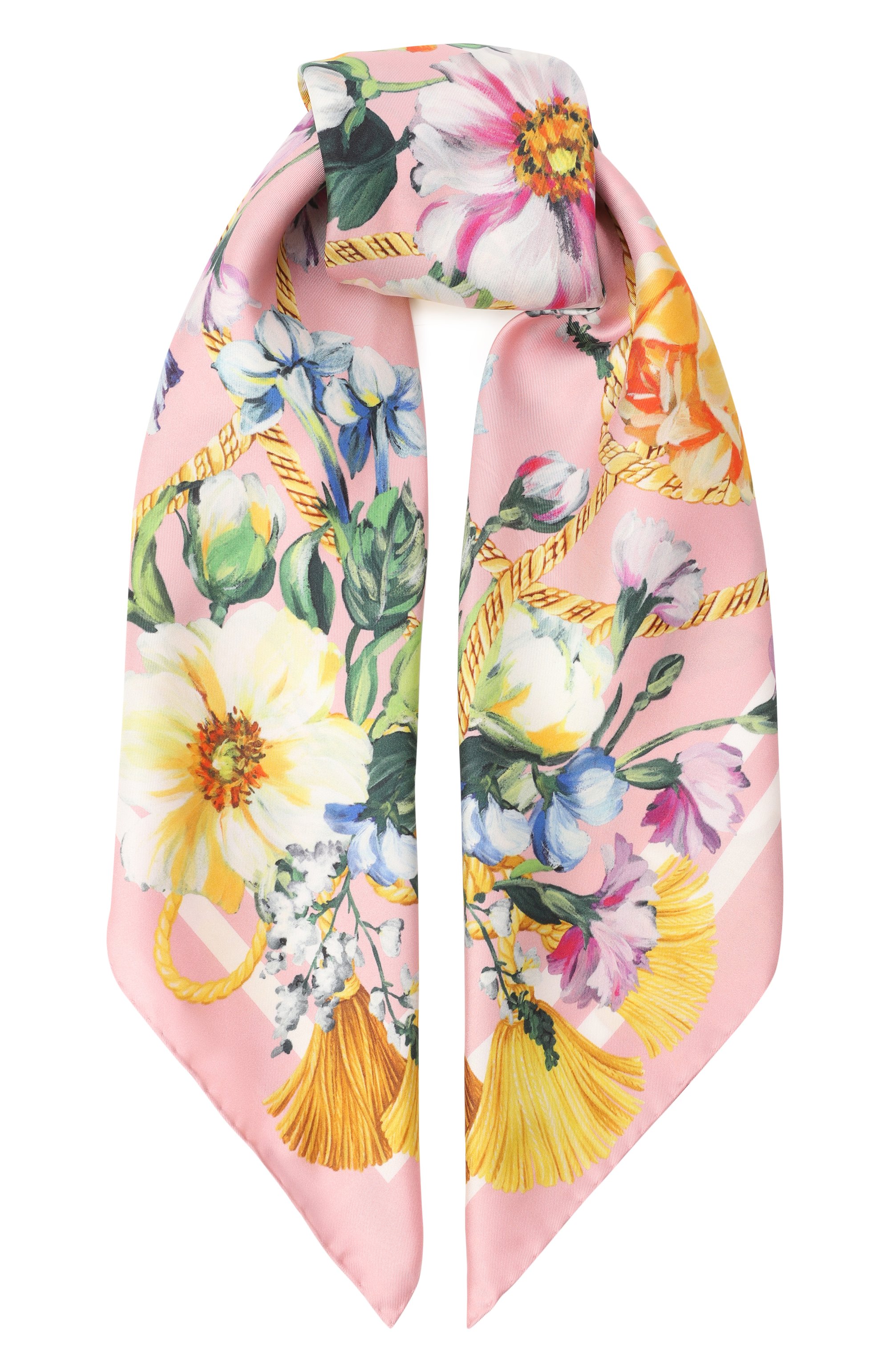 Шелковый платок DOLCE & GABBANA, арт. FN090R/GDCUR, фото 1