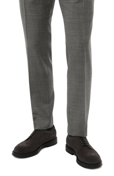 Замшевые дерби DOUCAL'S, арт. DU2523BRUXUF009N, фото 3