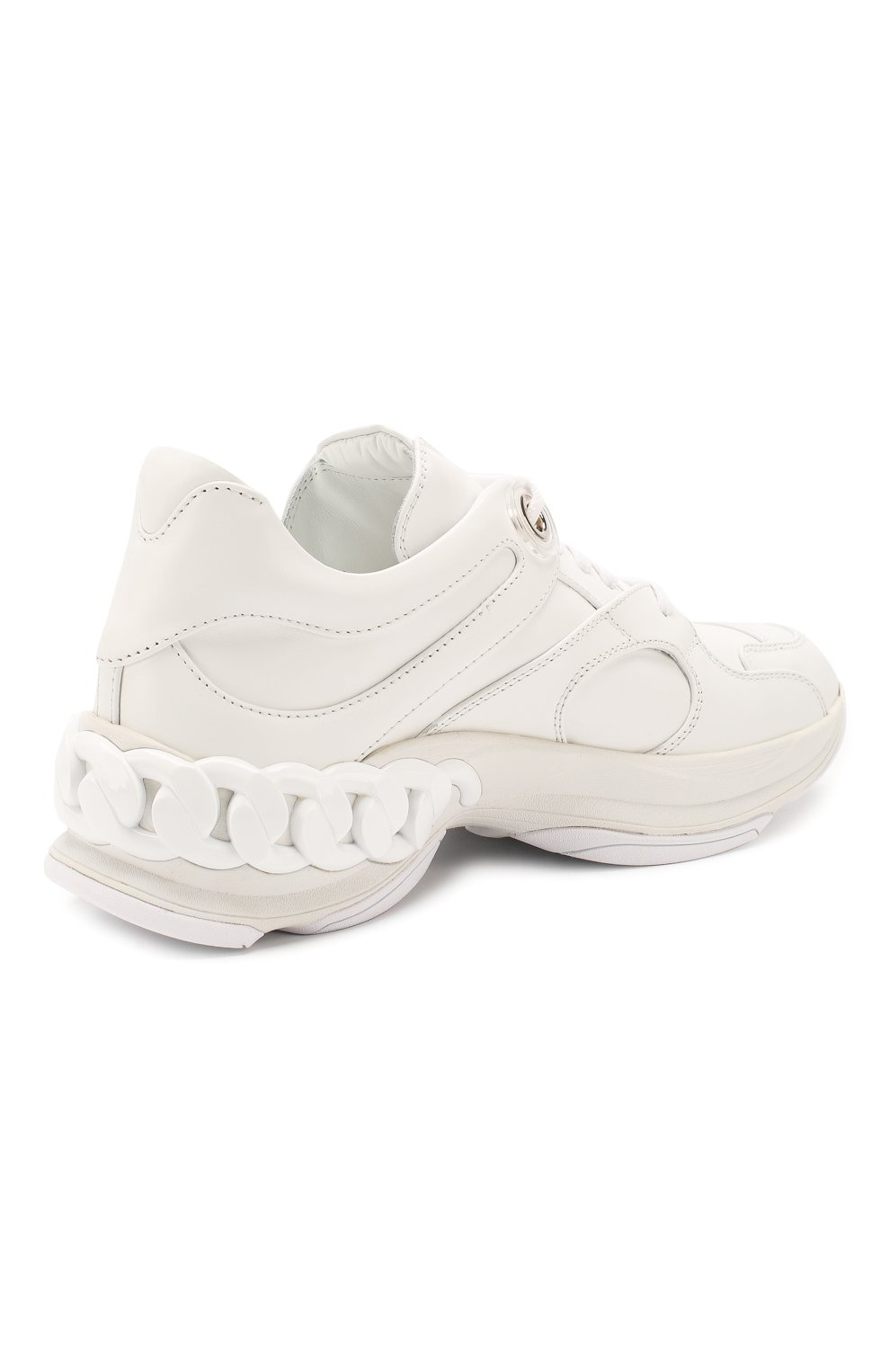 Кожаные кроссовки CASADEI, арт. 2J878N0201R00169999, фото 4