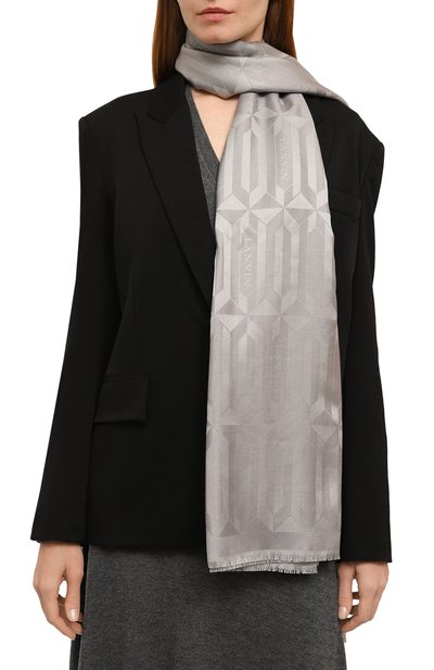 Шарф из шелка и шерсти LANVIN, арт. 6L7020/J5754, фото 2