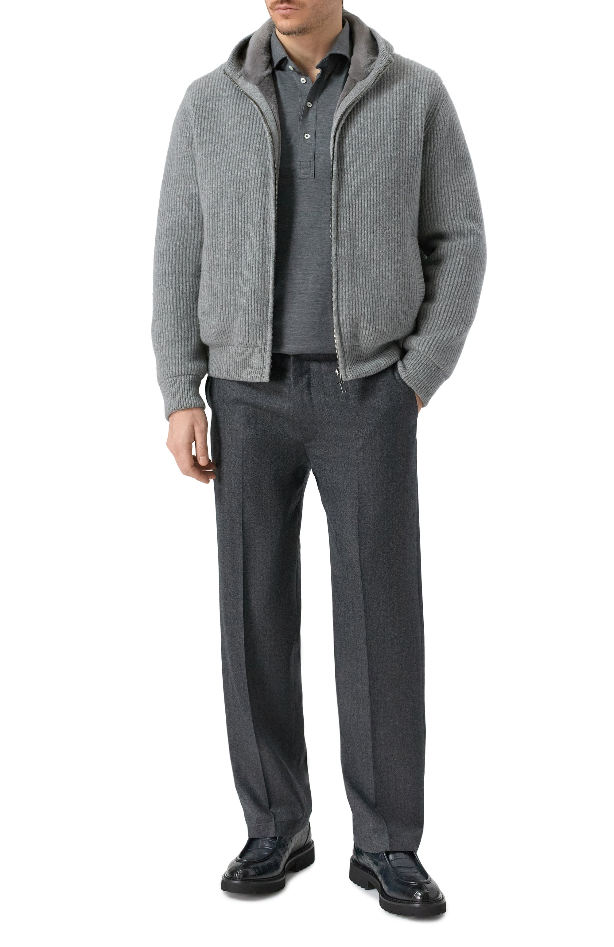 Кашемировый бомбер с подкладкой из норки MVST, арт. FTXTRECK-ES3625-2V/TR-ES3625, фото 2