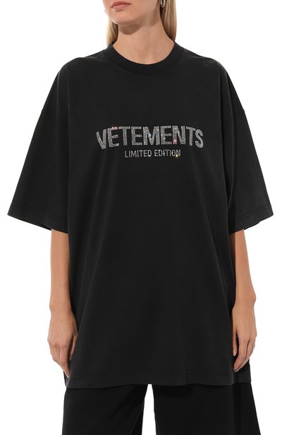 Хлопковая футболка VETEMENTS, арт. UA65TR250C, фото 3