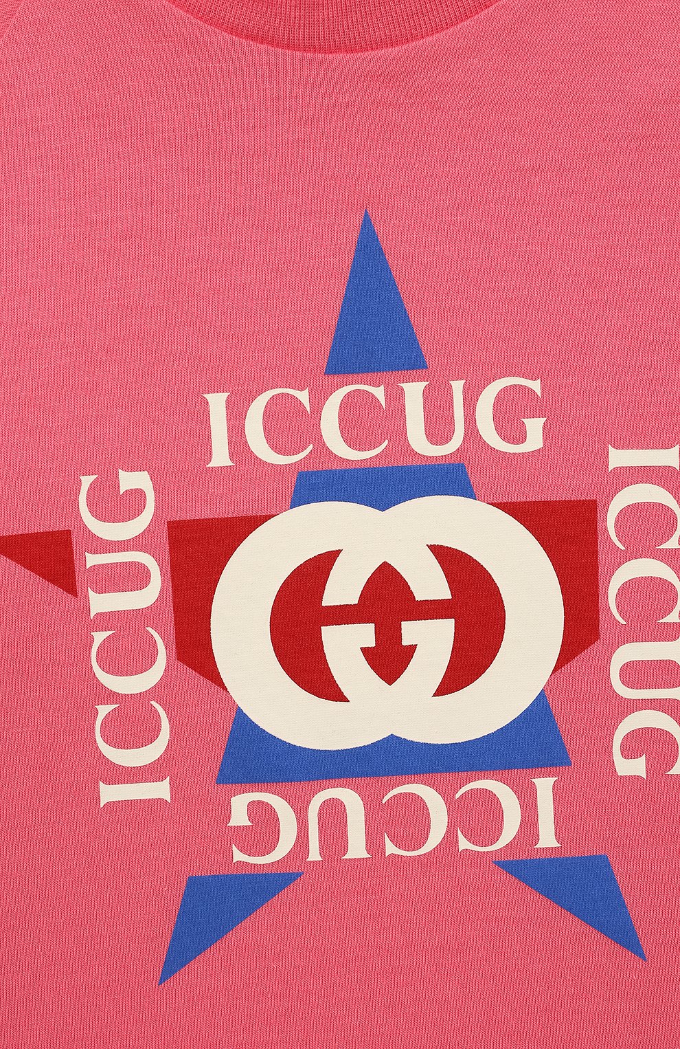 Хлопковая футболка GUCCI, арт. 600127/XJDZ7/9-12M, фото 3