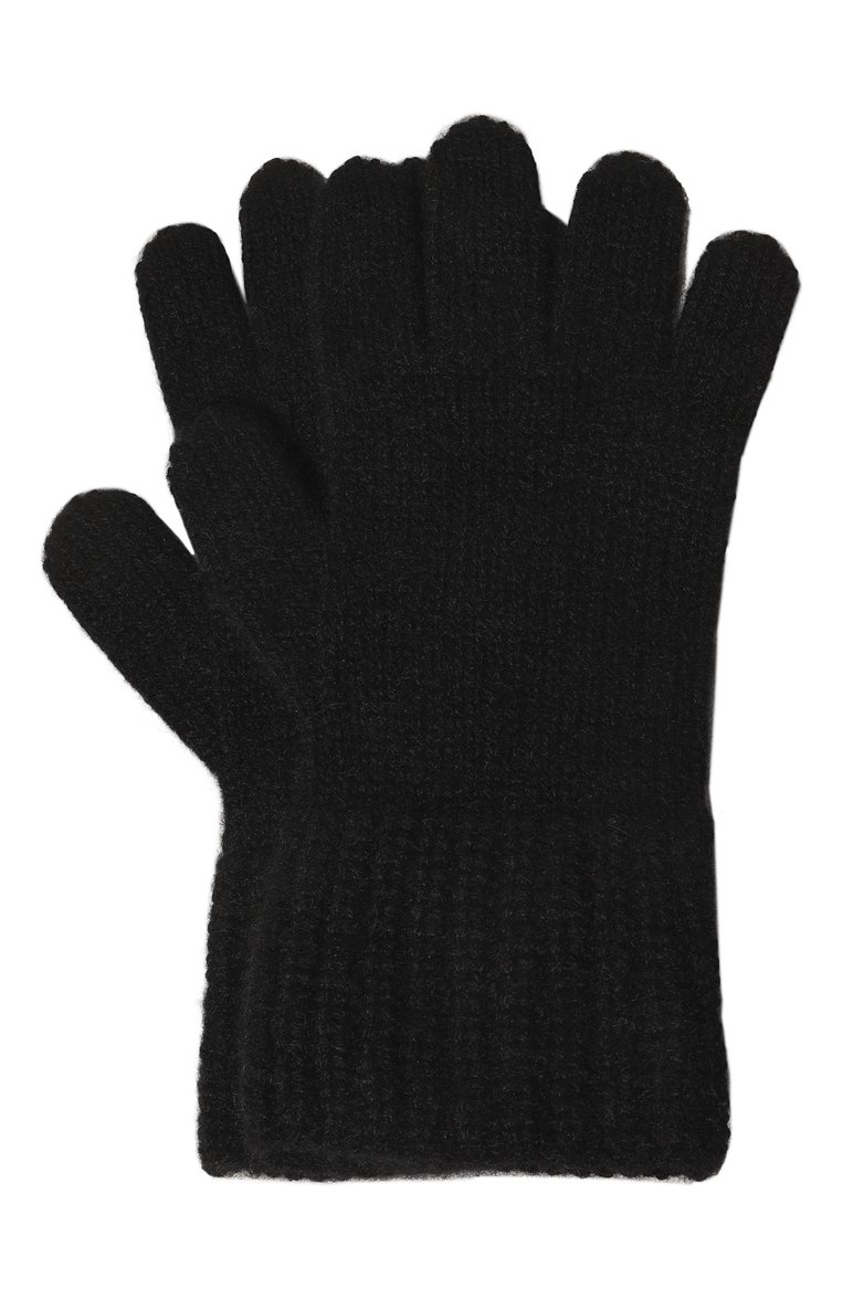 Детские кашемировые перчатки GIORGETTI CASHMERE черного цвета, арт. MB1698/RASATI | Фото 1 (Материал: Текстиль, Кашемир, Шерсть; Материал сплава: Проставлено; Нос: Не проставлено)