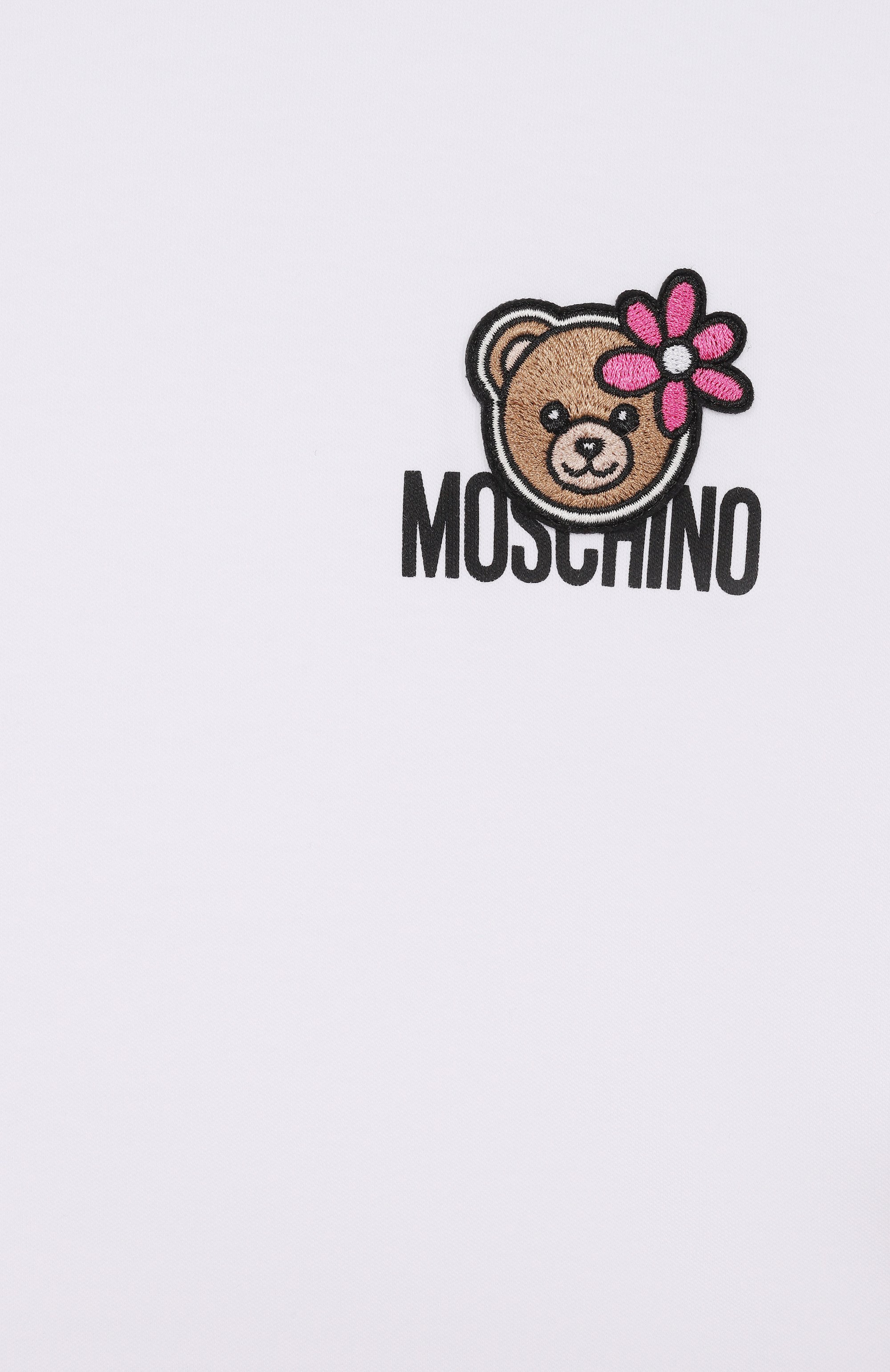 Хлопковое платье MOSCHINO розового цвета по цене 17150 руб., арт. HDV0HR/LAA43, фото 3 Хлопковое платье MOSCHINO, арт. HDV0HR/LAA43, фото 3