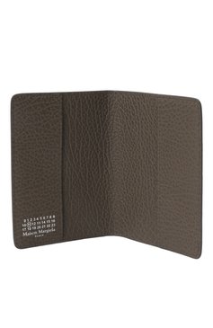 Мужской кожаная обложка для паспорта MAISON MARGIELA серого цвета, арт. SA3VL0001/P4455 | Фото 3 (Материал: Натуральная кожа; Материал сплава: Проставлено; Кросс-КТ: обложки и футляры)