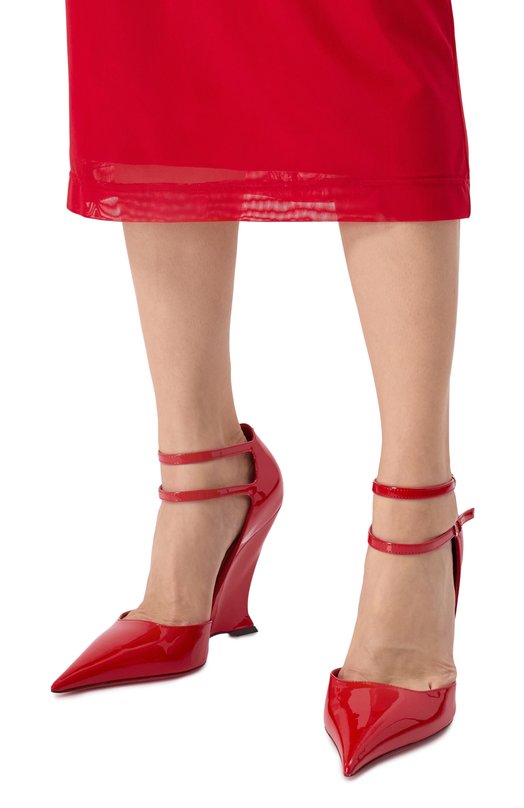 Лакированные туфли Ferragamo 01G554/766360 Красный  01G554/766360 Фото 3