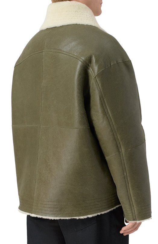 Дубленка из овчины MORDECAI 25A96MRU50/P Хаки  25A96MRU50/P Фото 4