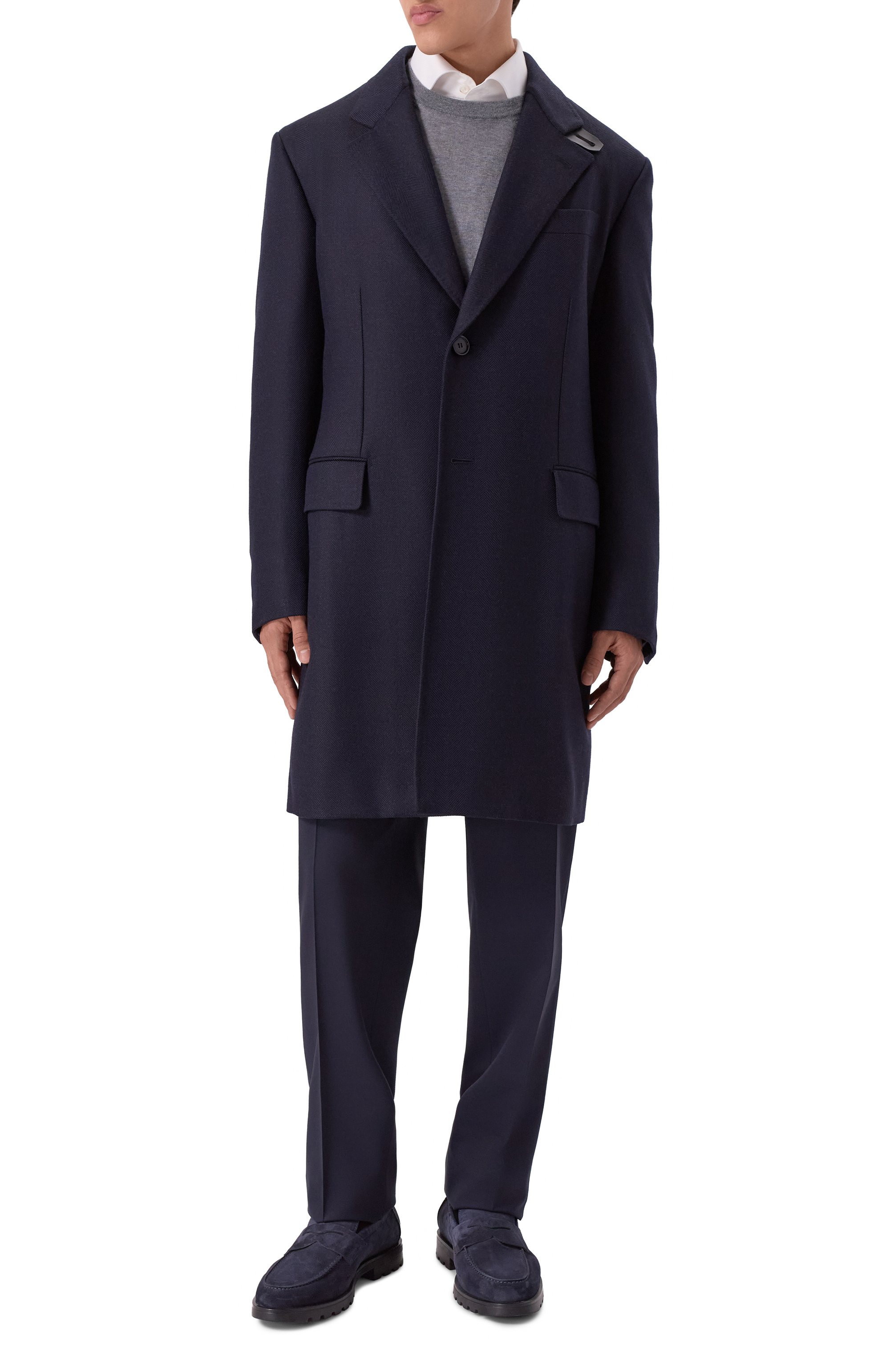 Шерстяное пальто BRIONI, арт. R02Q0M/0CA92, фото 3